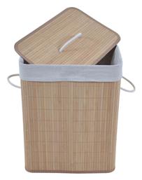 Ankor Καλάθι Απλύτων Bamboo με Καπάκι 41x31x50cm από το Kouzinika