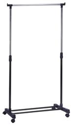 Ankor Τροχήλατη Κρεμάστρα Δαπέδου από Μέταλλο Πτυσσόμενη 42cm