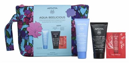 Apivita Aqua Beelicious Rich Cream Σετ Περιποίησης με Κρέμα Προσώπου για Ξηρές Επιδερμίδες