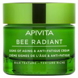 Apivita Bee Radiant White Peony & Patented Propolis Rich Ενυδατική & Αντιγηραντική Κρέμα Προσώπου Ημέρας για Ξηρές Επιδερμίδες με Υαλουρονικό Οξύ 50ml από το Pharm24