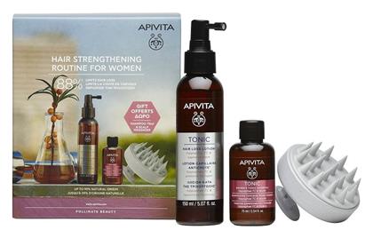 Apivita Hair Strengthening Routine Σετ Περιποίησης Μαλλιών κατά της Τριχόπτωσης με Σαμπουάν και Λοσιόν από το Pharm24