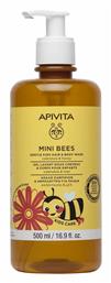 Apivita Παιδικό Αφρόλουτρο & Σαμπουάν Mini Bees με Καλέντουλα σε Μορφή Gel