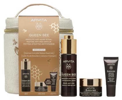 Apivita Queen Bee Serum Σετ Περιποίησης για Αντιγήρανση, Ενυδάτωση & Λάμψη