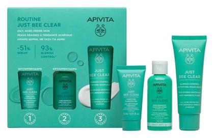 Apivita Routine Just Bee Clear Σετ Περιποίησης για Ενυδάτωση