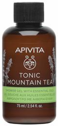 Apivita Tonic Mountain Tea Αφρόλουτρο σε Gel με Αιθέρια Έλαια 75ml από το Pharm24