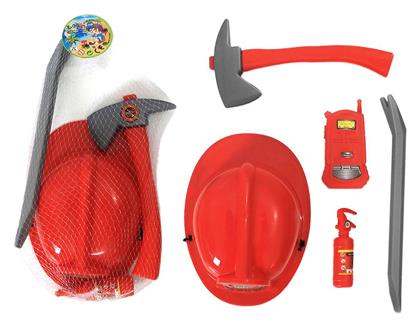 Αποκριάτικο Αξεσουάρ από Πλαστικό Πυροσβέστη 6τμχ