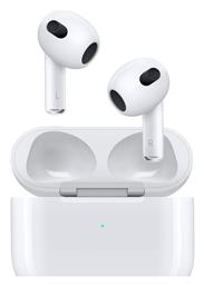 Apple AirPods (3rd generation) with MagSafe Charging Case Earbud Bluetooth Handsfree Ακουστικά με Αντοχή στον Ιδρώτα και Θήκη Φόρτισης Λευκά από το e-shop