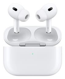 Apple AirPods Pro (2nd generation) with MagSafe Charging Case (USB‑C) In-ear Bluetooth Handsfree Ακουστικά με Αντοχή στον Ιδρώτα και Θήκη Φόρτισης Λευκά από το e-shop