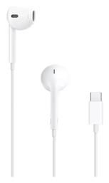 Apple EarPods Earbuds Handsfree με Βύσμα USB-C Λευκό