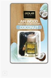 Aqua Κρεμαστό Αρωματικό Υγρό Αυτοκινήτου Air Wood Coconut 6.5ml