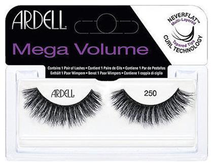 Ardell Mega Volume Ψεύτικες Βλεφαρίδες 250 σε Μαύρο χρώμα