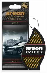 Areon Αρωματική Καρτέλα Κρεμαστή Αυτοκινήτου Sport Lux Gold