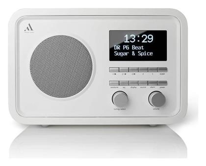 Argon Audio Radio 2 Επιτραπέζιο Ραδιόφωνο Ρεύματος DAB+ με Bluetooth Λευκό