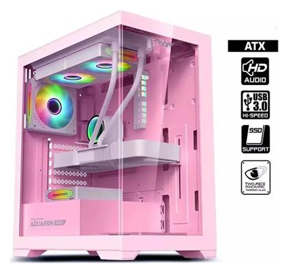 Armaggeddon Aquaron Pro Gaming Full Tower με Πλαϊνό Παράθυρο