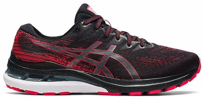 ASICS Gel-Kayano 28 Ανδρικά Αθλητικά Παπούτσια Running Black / Electric Red από το Z-mall