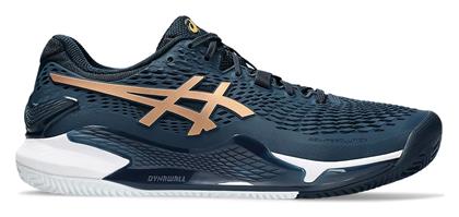 ASICS Gel-resolution 9 Ανδρικά Παπούτσια Τένις για Χωμάτινα Γήπεδα Μπλε από το E-tennis