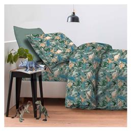 Astron Italy Σετ Σεντόνια Μονά με Λάστιχο Βαμβακερά Πράσινο 105x200cm 2τμχ