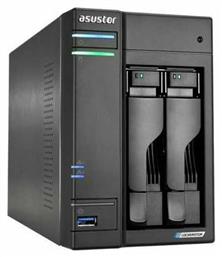 Asustor Lockerstor 2 (AS6602T) NAS με 2 θέσεις για HDD/M.2/SSD