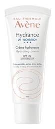 Avene Hydrance UV Rich 24ωρη Ενυδατική Κρέμα Προσώπου με SPF30 για Ξηρές Επιδερμίδες 40ml από το Pharm24