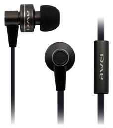 Awei ES900i In-ear Handsfree Ακουστικά με Βύσμα 3.5mm Μαύρο