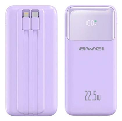 Awei P106K 10000mAh 22.5W Μωβ