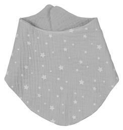 Baby Oliver Μπαντάνα από 100% Βαμβάκι με Αυτοκόλλητο Muslin Grey από το Katoikein