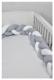 Baby Oliver Πάντα Πλεξούδα Design 150 White/Grey 18x200cm από το Katoikein