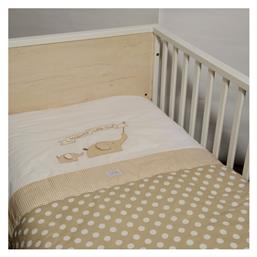 Baby Oliver Πάπλωμα Κούνιας Βαμβακερό Λευκό 100x140cm