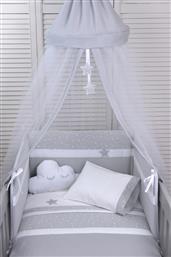 Baby Oliver Κουνουπιέρα Κούνιας από Τούλι Γκρι 550x180εκ.