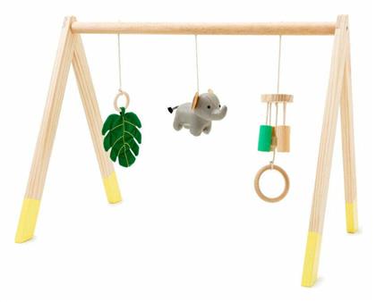 Baby to Love Ξύλινο Γυμναστήριο Δραστηριοτήτων Ζούγκλα Πολύχρωμο για Νεογέννητα