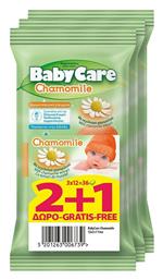 BabyCare Chamomile Μωρομάντηλα με Χαμομήλι 3x12τμχ από το Pharm24