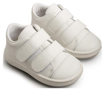 Babywalker Βαπτιστικά Δερμάτινα Sneakers Λευκά από το Karakikes