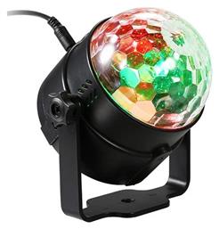 Bailong Mini Magic Ball Διακοσμητικό Φωτιστικό με Φωτισμό RGB Party Light LED Μαύρο