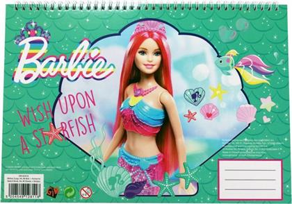 Barbie Μπλοκ Ζωγραφικής Α4 - 40 Φύλλα + Stickers (349-65416) από το Moustakas Toys