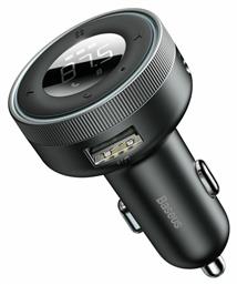 Baseus FM Transmitter Αυτοκινήτου με AUX / MicroSD / USB Γρήγορης Φόρτισης QC3.0