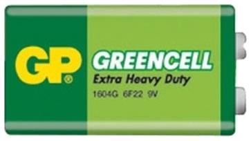 ΜΠΑΤΑΡΙΑ GP ZINC 6F22 GREENCELL 9V 1604GLF-U1 1ΤΕΜ