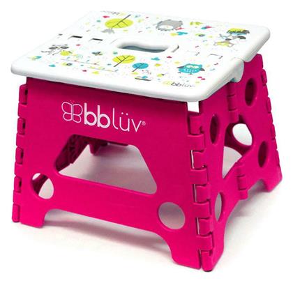 Bbluv Μονό Βοηθητικό Σκαλοπατάκι Μπάνιου Αναδιπλούμενο Pink B0114-p