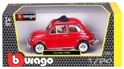 Bburago Αυτοκινητάκι Fiat 500 για 3+ Ετών σε Κλίμακα 1:24