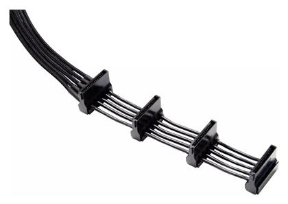 Be Quiet 7-Pin SATA III - 4x 7-Pin SATA III Cable 0.72m Μαύρο (BC026)