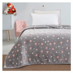 Beauty Home 1991 Κουβέρτα Fleece Υπέρδιπλη 220x240εκ. Γκρι