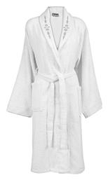 Beauty Home 3090 Γυναικείο Μπουρνούζι με Γιακά Εκρού 450gr/m²