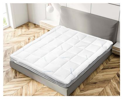 Beauty Home Ανώστρωμα Cool Max King Size Foam με Λάστιχα Εφαρμογής 180x200x3.5εκ.