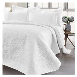 Beauty Home Eros Art 12501 Σετ Κουβερλί Υπέρδιπλο Λευκό 230x250cm