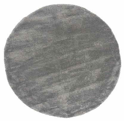 Beauty Home Fluffie Art 9615 Χαλί Στρογγυλό Shaggy Grey