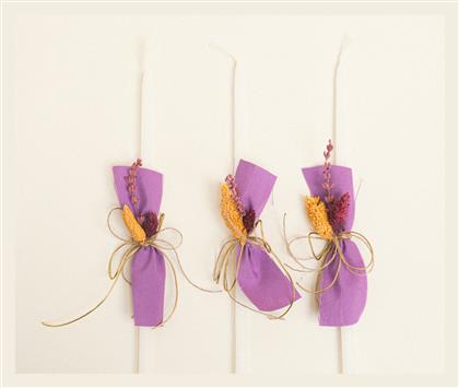 Beauty Home Κερακια Κολυμβηθρας Μονοχρωμο Premium Λιλα