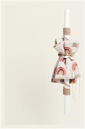 Beauty Home Λαμπάδα Βάπτισης με θέμα Ουράνιο Τόξο