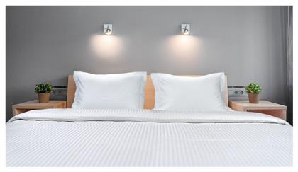 Beauty Home Παπλωματοθήκη Ξενοδοχείου Βαμβακοσατέν Ριγέ 230TC 170x240