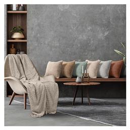 Beauty Home Ριχτάρι Τετραθέσιου Καναπέ Lamb Art 8572 180x350εκ. Εκρού