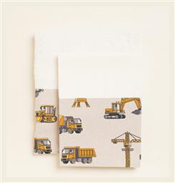 Beauty Home Σετ Βαπτιστικά Λαδόπανα Εκρού