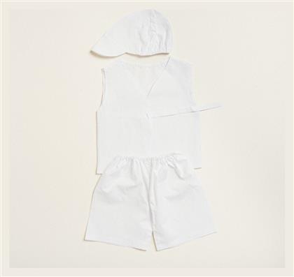 Beauty Home Σετ Βαπτιστικά Λαδόπανα Λευκά